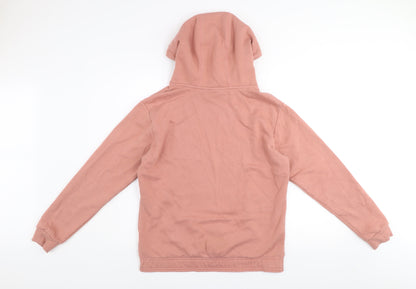 Lonsdale London Women's Pink Pullover Hoodie Size 12 Cotton Blend