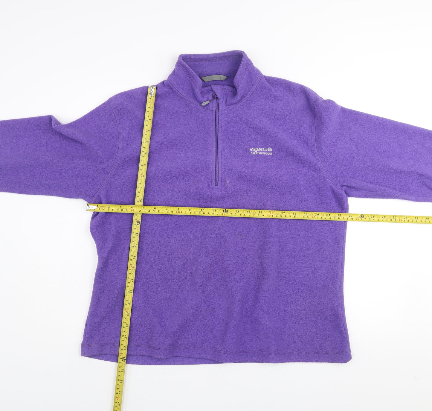 Regatta Women’s Purple 1/4 Zip Fleece Sweatshirt UK 18