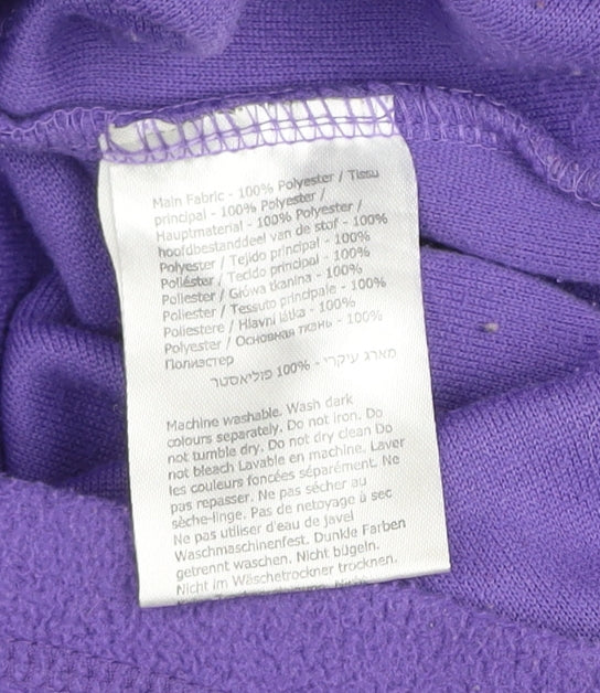Regatta Women’s Purple 1/4 Zip Fleece Sweatshirt UK 18