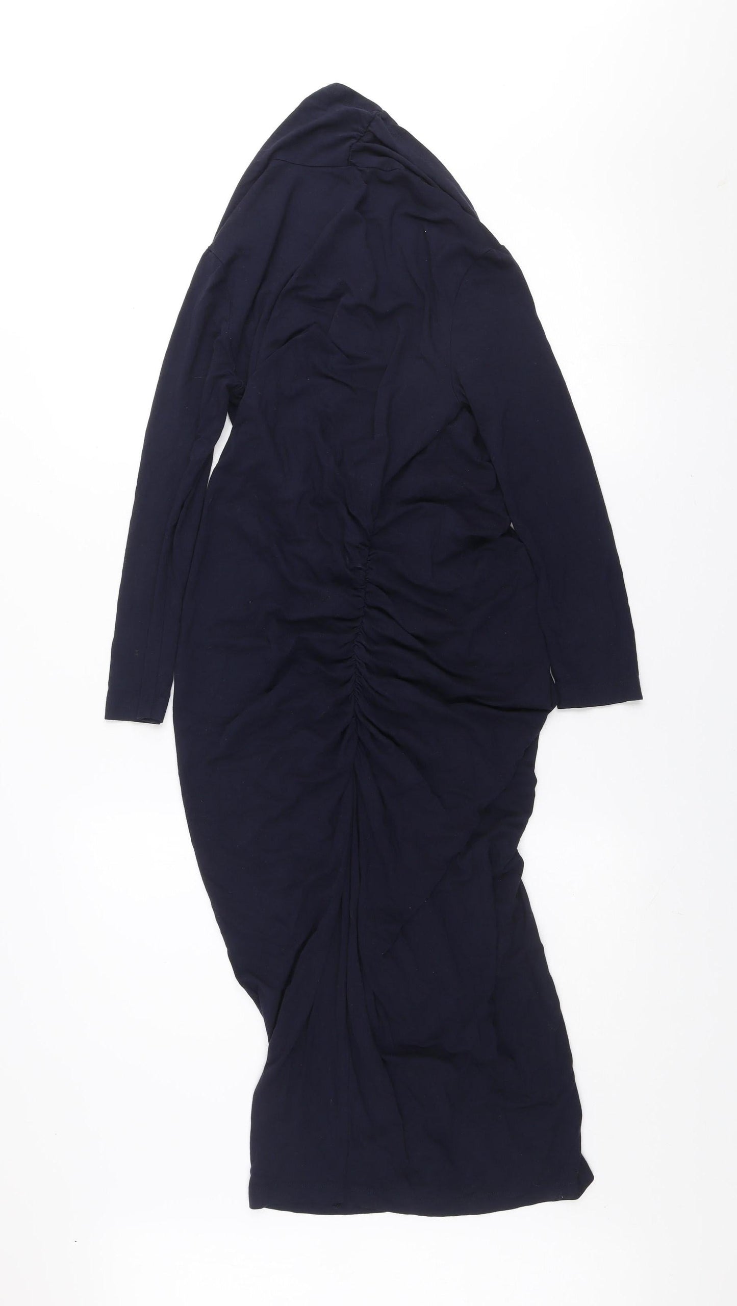 Isabella Oliver Women Blue Size 8 Maternity Bodycon Knee Length Dress