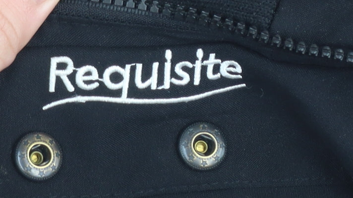 Girls UK Size 13 Years Requisite Black Bomber Jacket