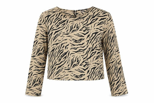 Womens UK Size 14 Primark Beige Basic Blouse