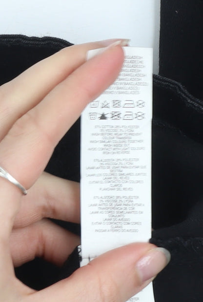 Denim Co Women's Black Skinny Jeans Size 16 Stretch Denim