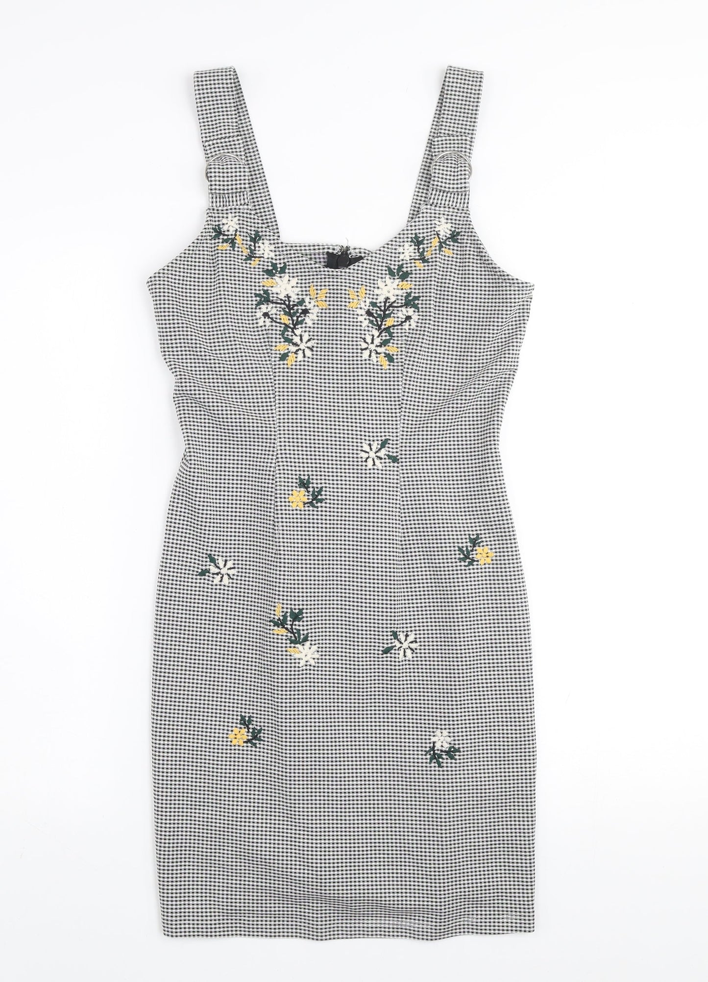 Womens UK Size 10 Topshop Pinafore/Dungaree Dress