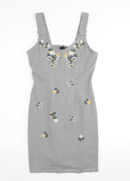 Womens UK Size 10 Topshop Pinafore/Dungaree Dress