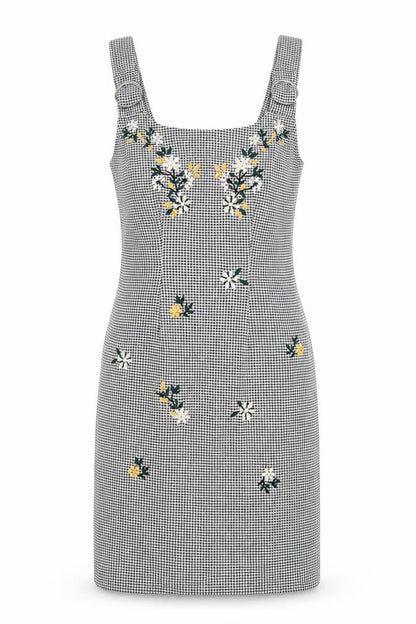 Womens UK Size 10 Topshop Pinafore/Dungaree Dress
