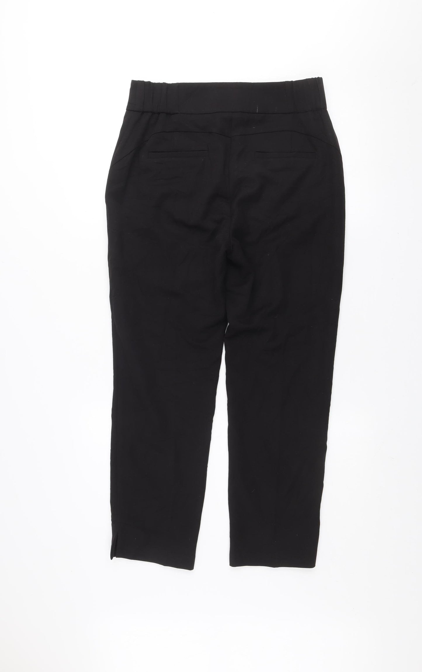 Womens UK Size 10 Regular NEXT Regular Fit Business Formal Workwear Black Trouse