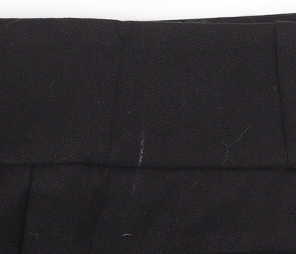 Womens UK Size 10 Regular NEXT Regular Fit Business Formal Workwear Black Trouse