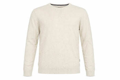 Mens UK Size L Blend Beige Pullover Jumper