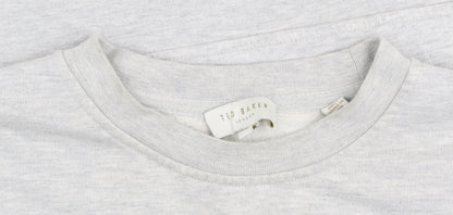 Womens UK Size 14 Ted Baker Grey Pullover Sweatshirt