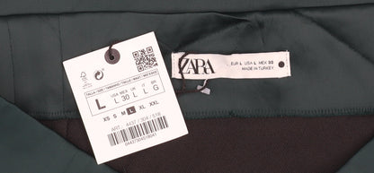 Womens UK Size L Zara Straight & Pencil Satin Skirt