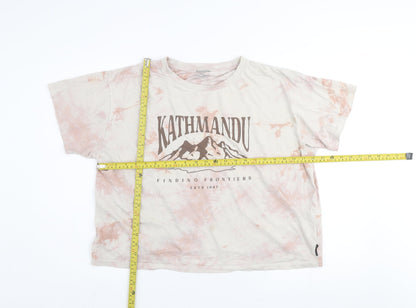 Womens UK Size XL Kathmandu Multicoloured Basic T-Shirt