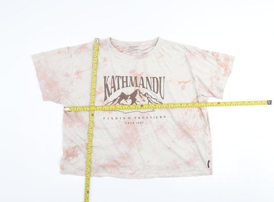 Womens UK Size XL Kathmandu Multicoloured Basic T-Shirt