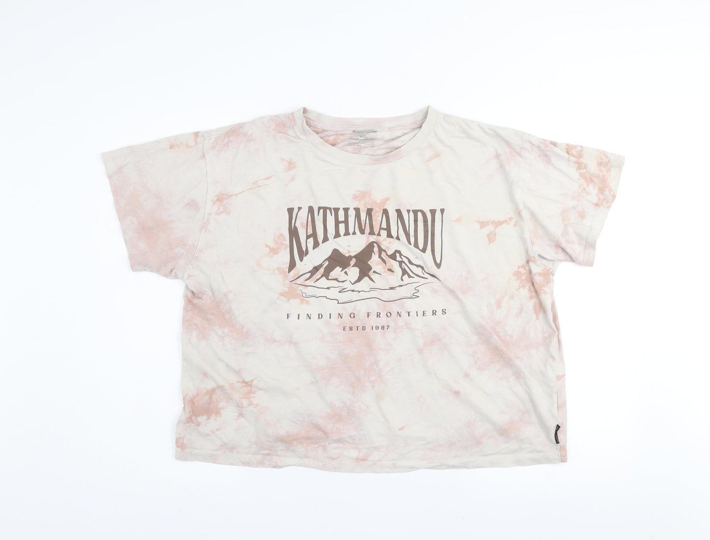 Womens UK Size XL Kathmandu Multicoloured Basic T-Shirt