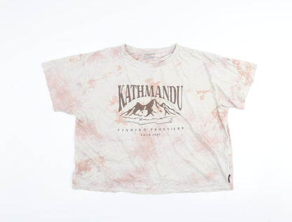 Womens UK Size XL Kathmandu Multicoloured Basic T-Shirt