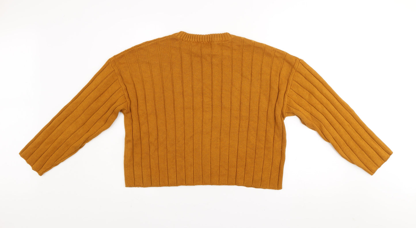 Womens UK Size 12 Pimkie Brown Pullover Jumper