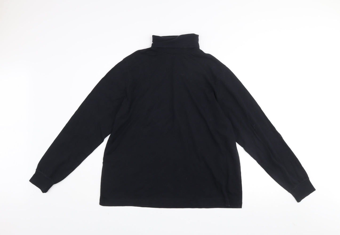 Womens UK Size L Lands' End Black Pullover Jumper