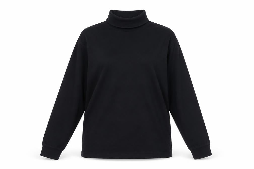 Womens UK Size L Lands' End Black Pullover Jumper