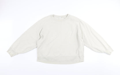 Womens UK Size XL Uniqlo Beige Pullover Sweatshirt