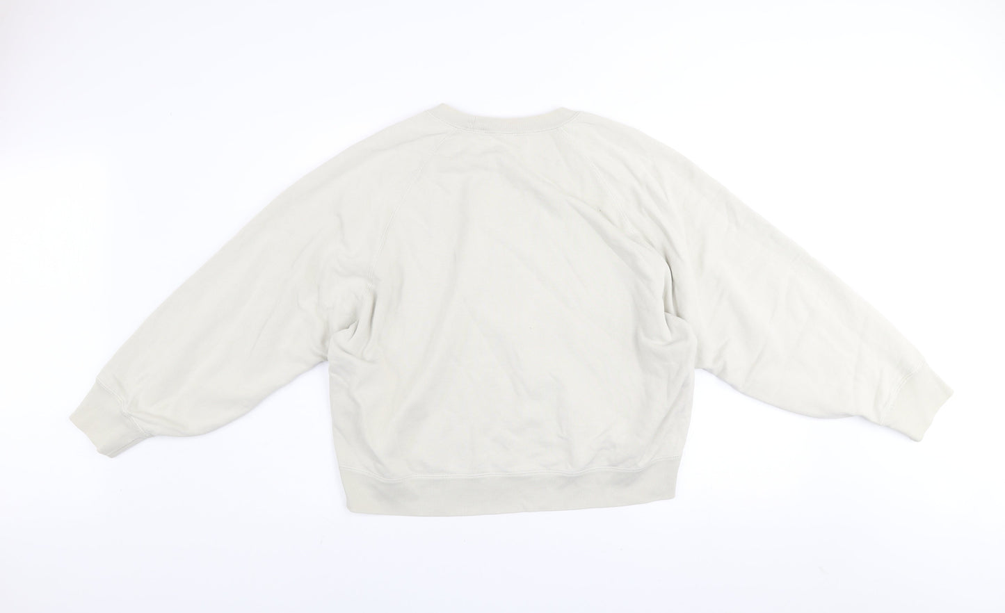 Womens UK Size XL Uniqlo Beige Pullover Sweatshirt
