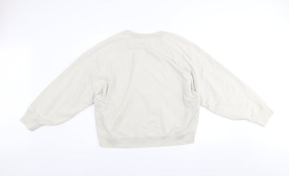 Womens UK Size XL Uniqlo Beige Pullover Sweatshirt