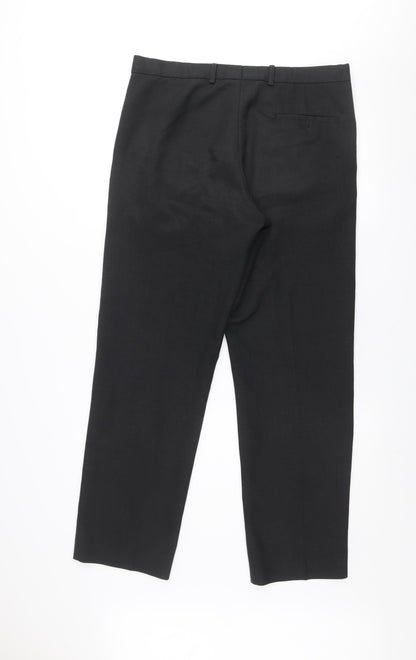 Dunnes Stores Men’s Black 34W 31L Regular Fit Dress Trousers