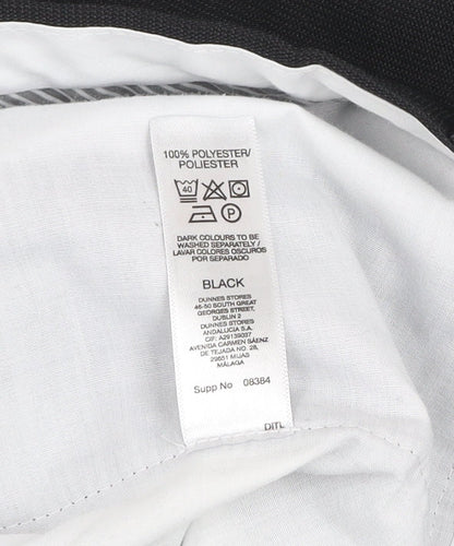 Dunnes Stores Men’s Black 34W 31L Regular Fit Dress Trousers