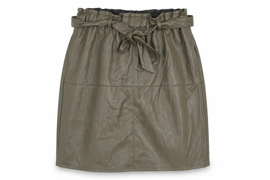 Womens UK Size 12 Only Straight & Pencil Faux Leather Skirt