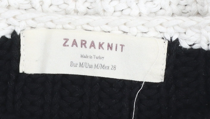 Womens UK Size M Zara Multicoloured Pullover Jumper