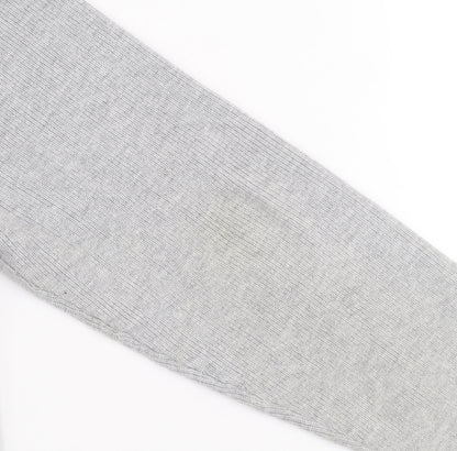 Marks and Spencer Men’s Grey XL Cotton Blend 1/2 Zip Jumper