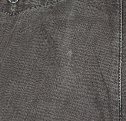 Meyer Men's Brown Chicago Chino Trousers Size 36/32 Cotton Blend