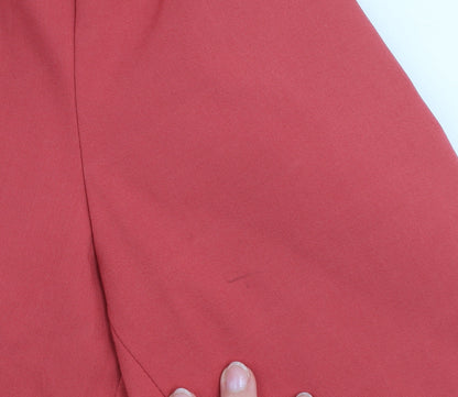 Mens UK Size 2XL Zara Red Basic Jacket