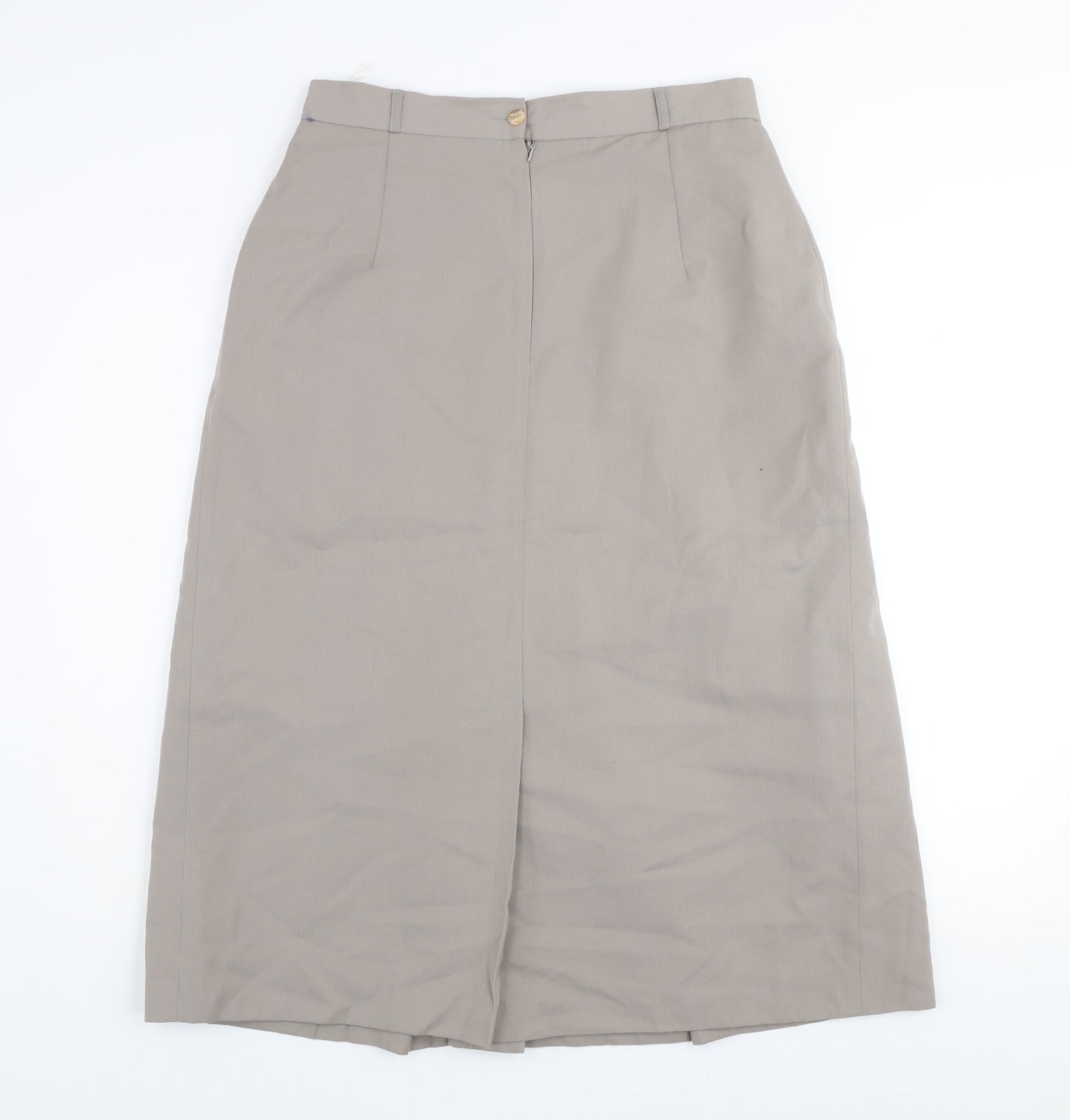 Womens UK Size 16 St. Bernard Pleated Twill Skirt