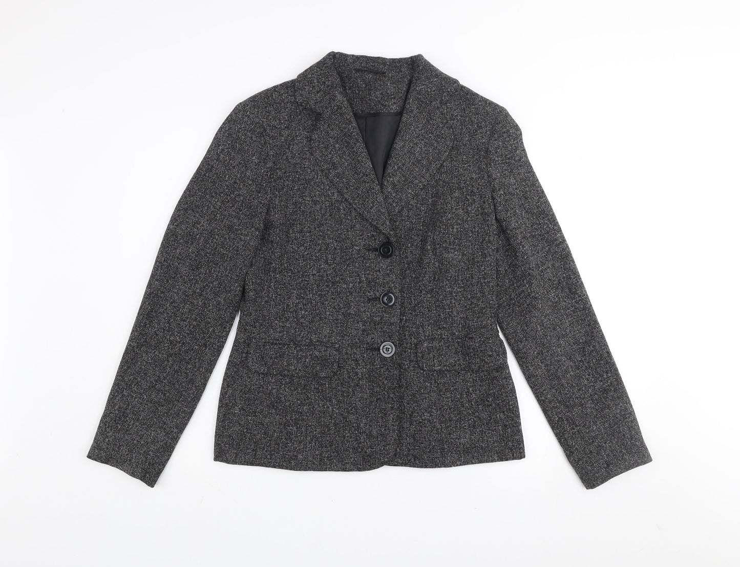 Womens UK Size 12 E-vie Grey Basic Jacket