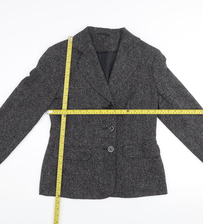 Womens UK Size 12 E-vie Grey Basic Jacket