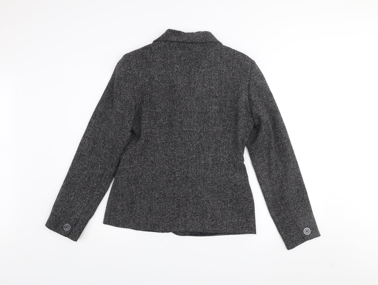 Womens UK Size 12 E-vie Grey Basic Jacket