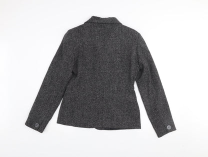 Womens UK Size 12 E-vie Grey Basic Jacket