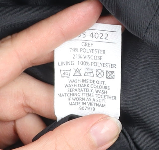 Womens UK Size 12 E-vie Grey Basic Jacket