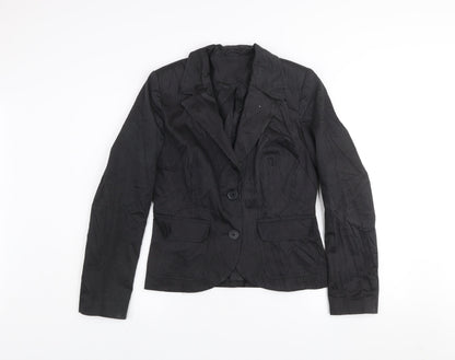 Womens UK Size 12 New Look Black Basic Jacket