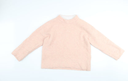 Womens UK Size S River Island Pink Pullover Jumper