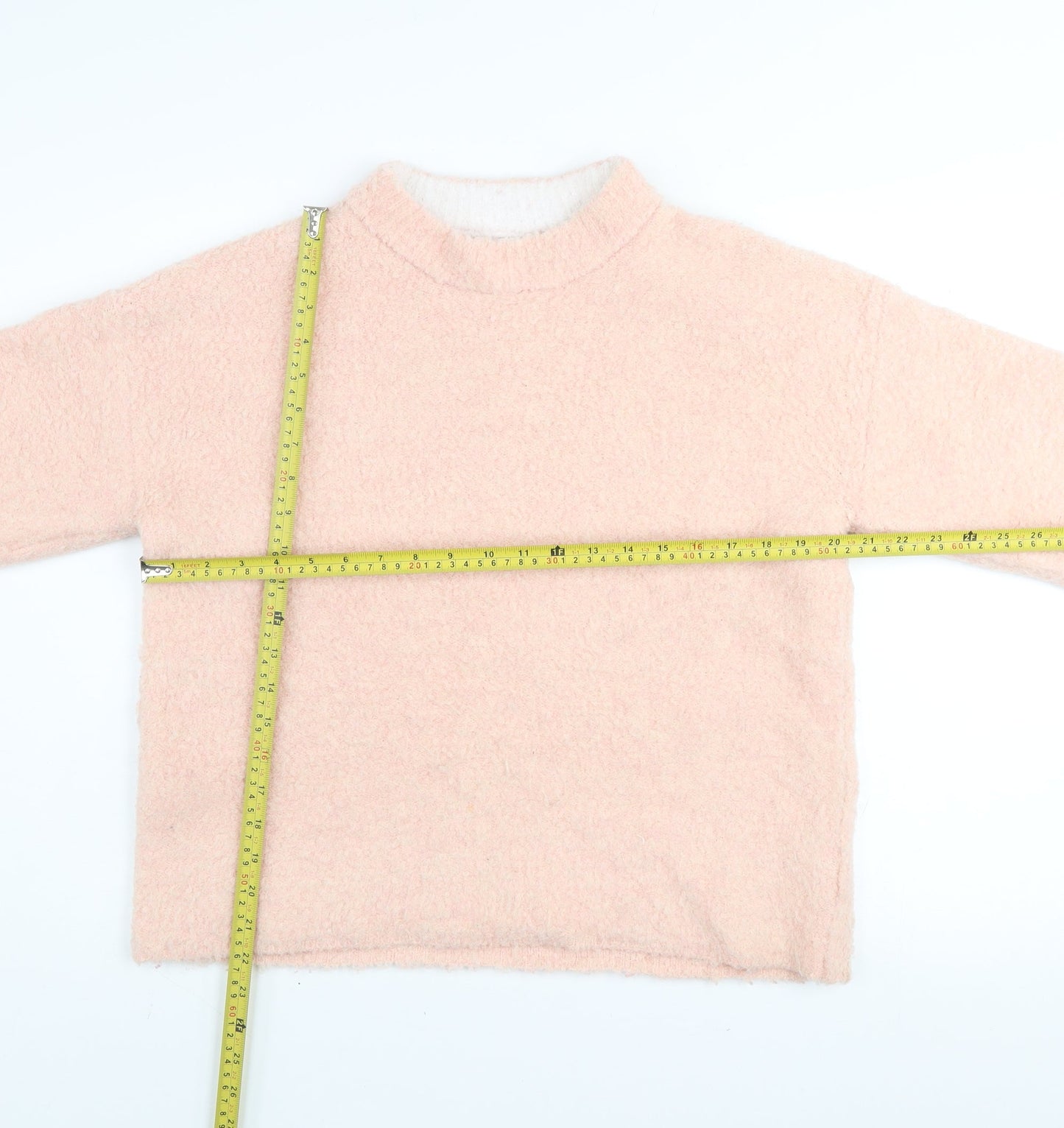 Womens UK Size S River Island Pink Pullover Jumper