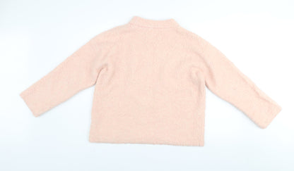 Womens UK Size S River Island Pink Pullover Jumper