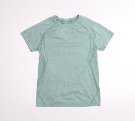 Dunnes Stores Men's Green Medium Athletic Fit Active T-Shirt