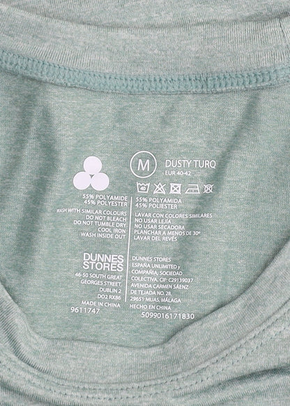 Dunnes Stores Men's Green Medium Athletic Fit Active T-Shirt