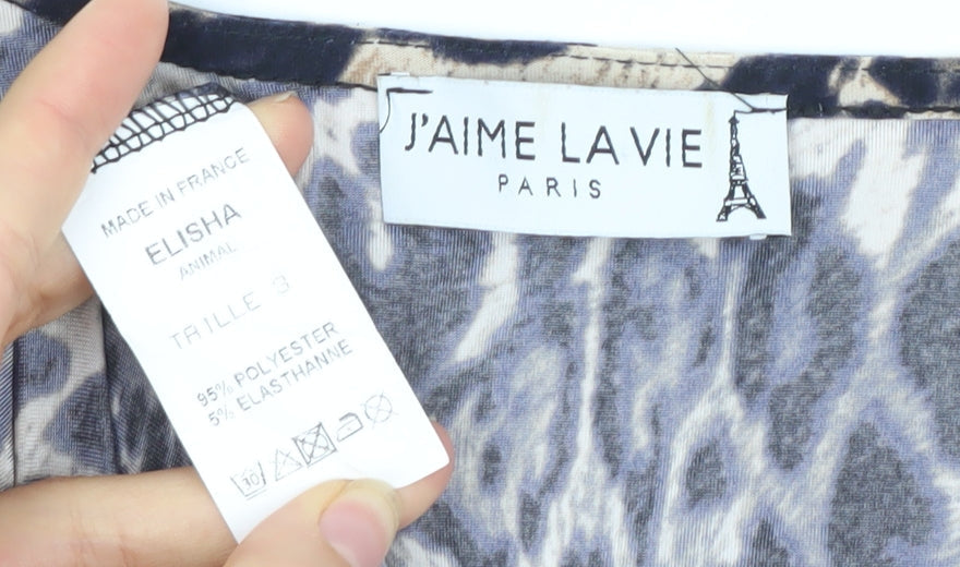 Womens UK Size 12 J'aime La Vie Wrap Dress