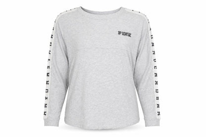 Womens UK Size S Victoria’s Secret PINK Grey Pullover Sweatshirt