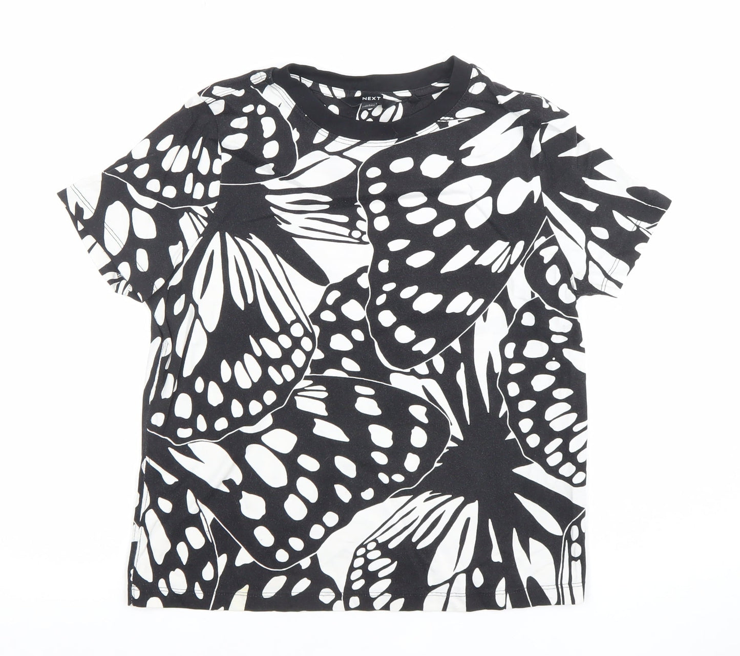 Womens UK Size 6 NEXT Black Basic T-Shirt