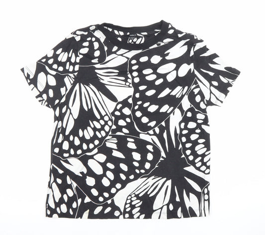 Womens UK Size 6 NEXT Black Basic T-Shirt