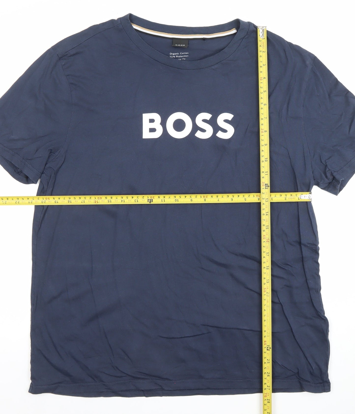 Mens UK Size XL HUGO BOSS Blue  T-Shirt