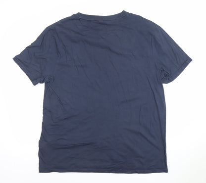 Mens UK Size XL HUGO BOSS Blue  T-Shirt